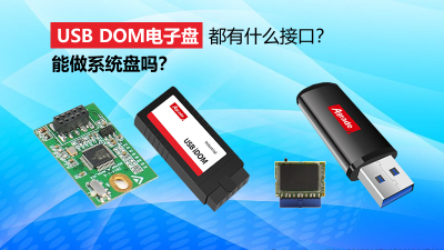 USB DOM電子盤都有什么接口？能做系統盤嗎？